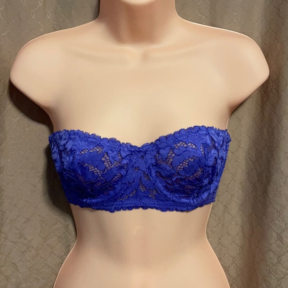 Free People, Love Letters underwire bra Periwinkle, 36 B, NWT - Picture 1 of 9